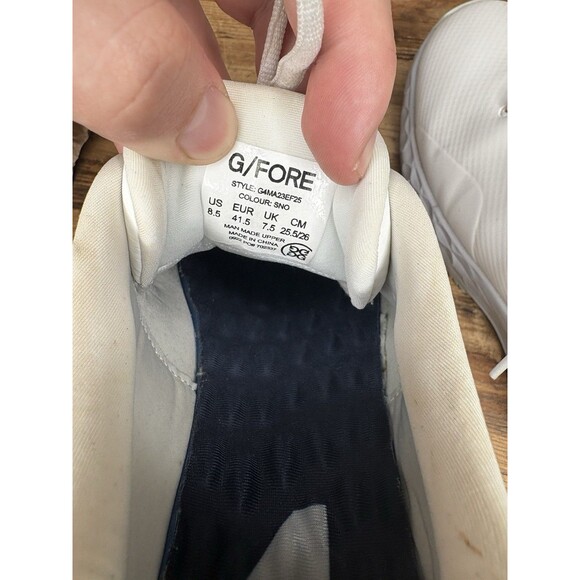 Gfore MG4+ Golf Shoe Men 8.5 Snow White Contrast Spikeless Waterproof G4MA23EF25 main image 4